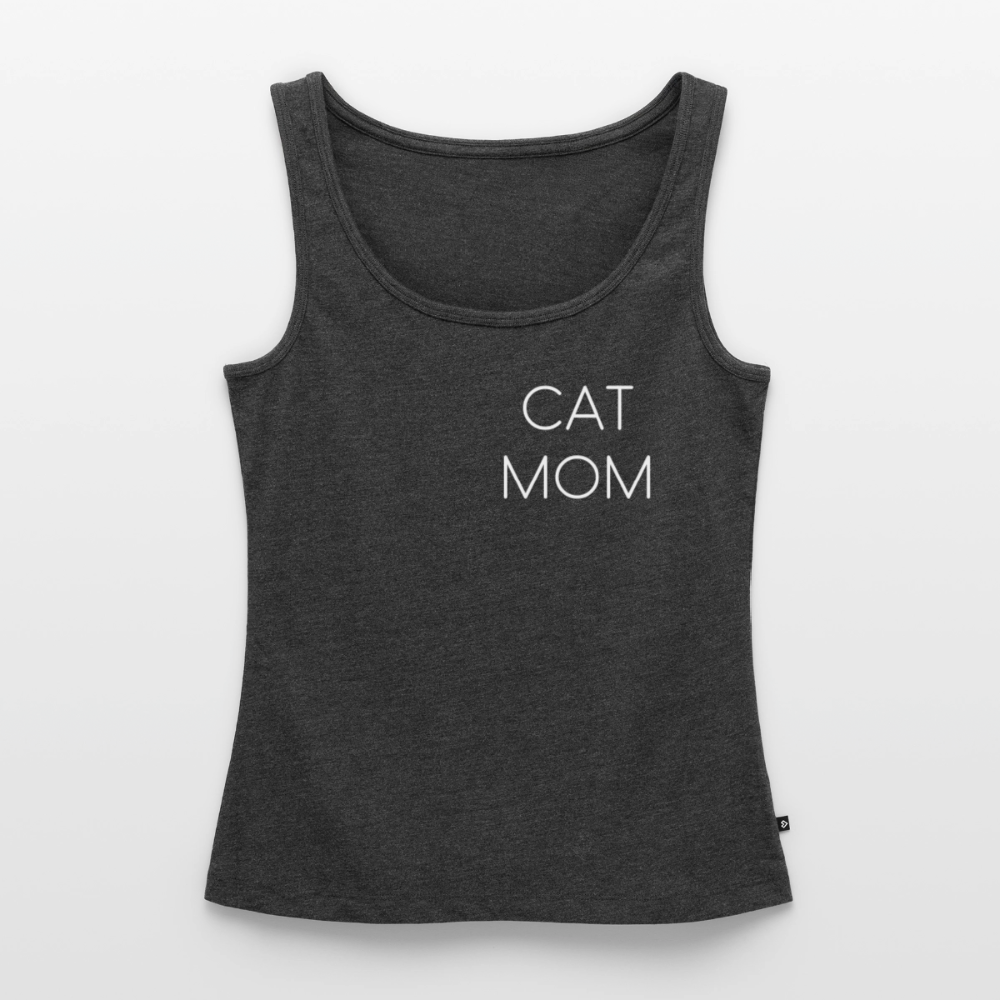 Pedro´s Tank Top Premium Stolzes Personal einer Katze CAT MOM Black Edition - Anthrazit meliert