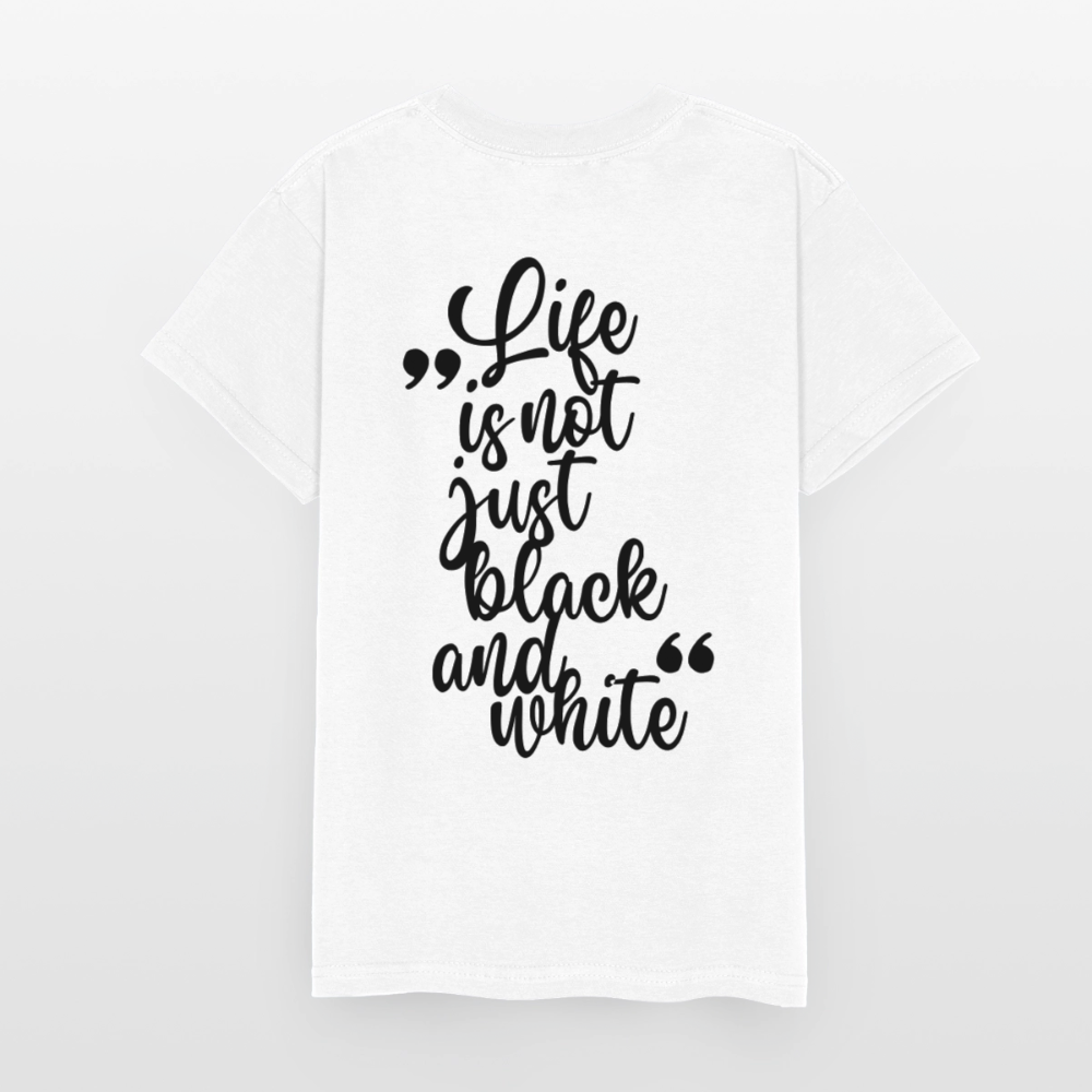 LiNBW. Crew T-Shirt Black Edition Life is not just black and white - LiNBW.
