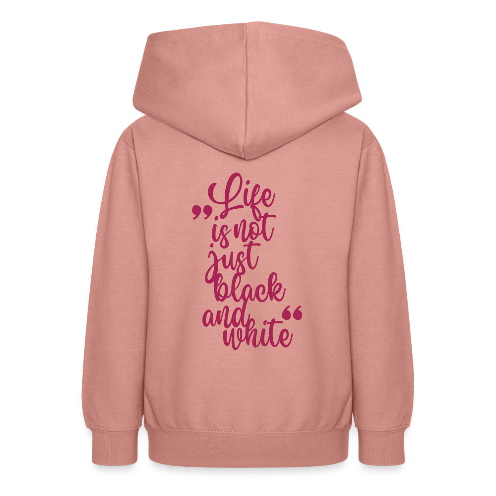 LiNBW. Crew Hoodie Life is not just black and white Edition Pink - LiNBW.