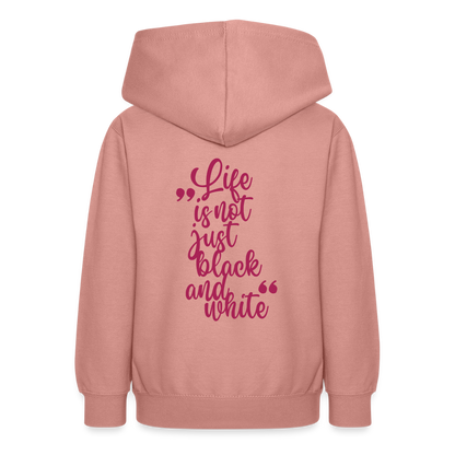 LiNBW. Crew Hoodie Life is not just black and white Edition Pink - LiNBW.