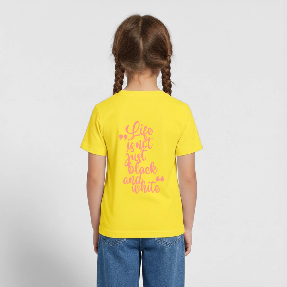 LiNBW. Crew T-Shirt Pink Edition Life is not just black and white - LiNBW.