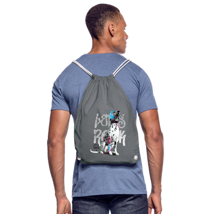 Boa´s Turnbeutel Let´s Rock - Grau