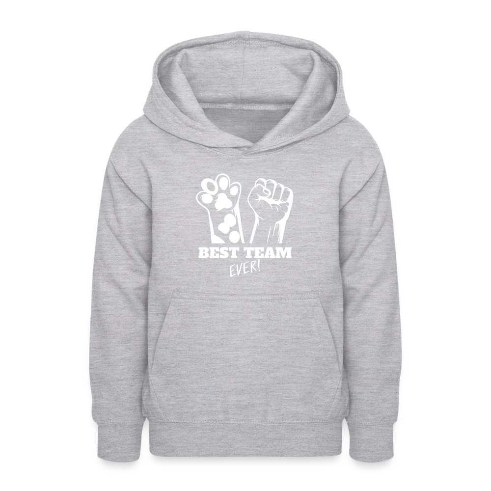 Teenager Hoodie - Hellgrau meliert