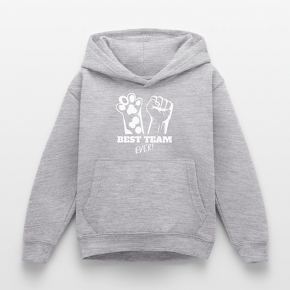 Best Team Ever  Hoodie White Edition - Hellgrau meliert