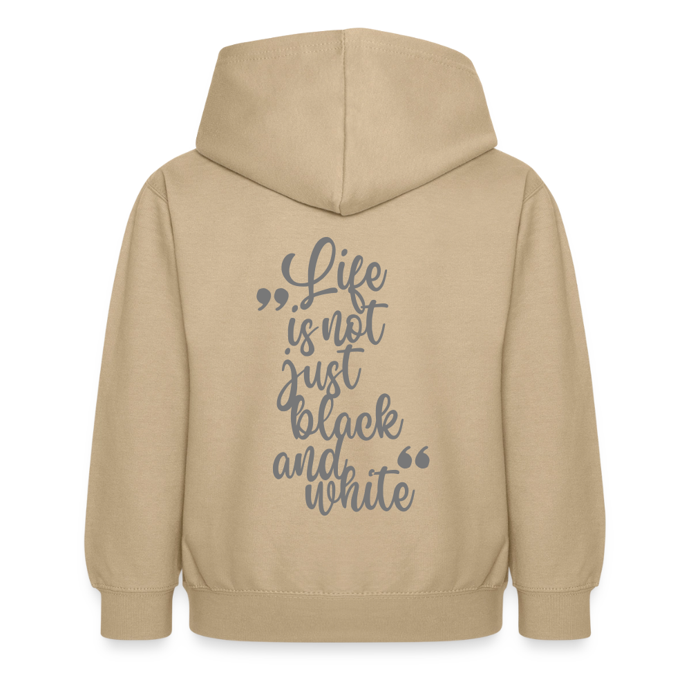 LiNBW. Crew Hoodie Life is not just black and white Edition Grey - LiNBW.