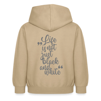 LiNBW. Crew Hoodie Life is not just black and white Edition Grey - LiNBW.