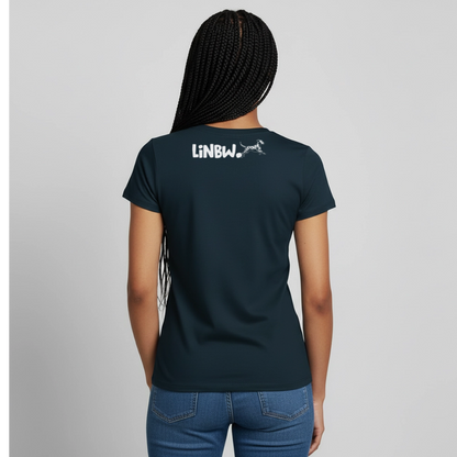 Life is not just black and white T-Shirt White Edition - Navy