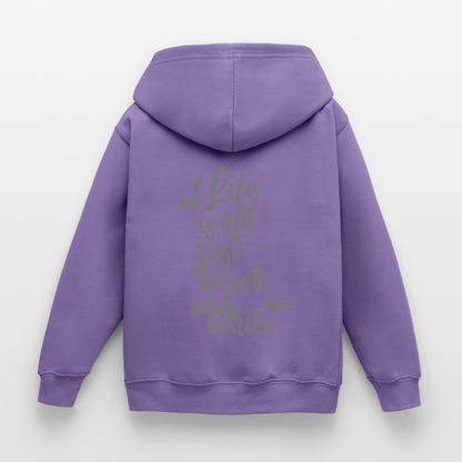 LiNBW. Crew Hoodie Life is not just black and white Edition Grey - LiNBW.