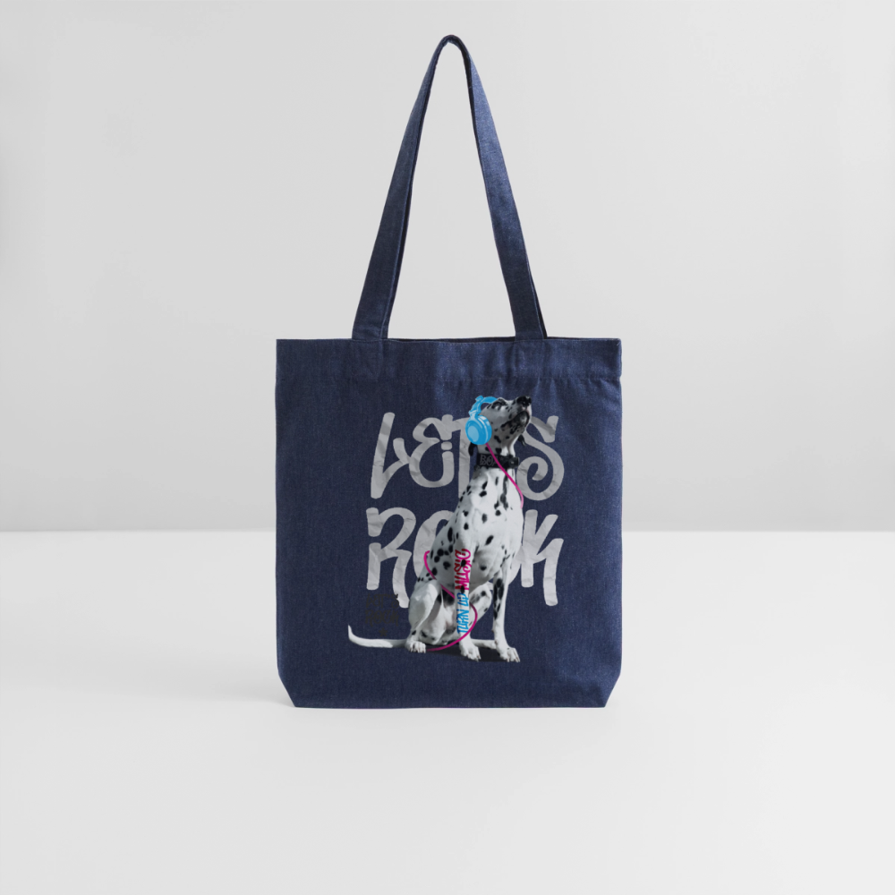 Boa´s Stoffbeutel Let´s Rock - melange Blue