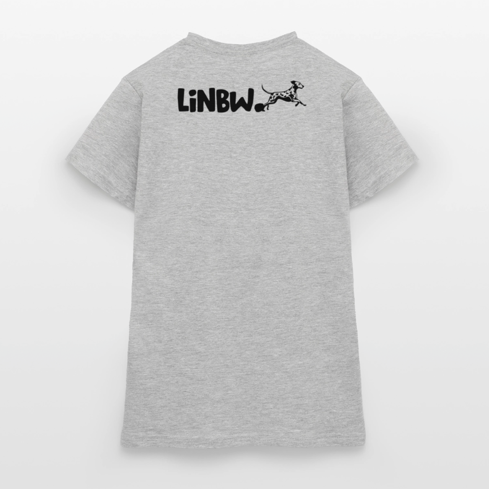 Life is not just black and white T-Shirt Black Edition - Grau meliert