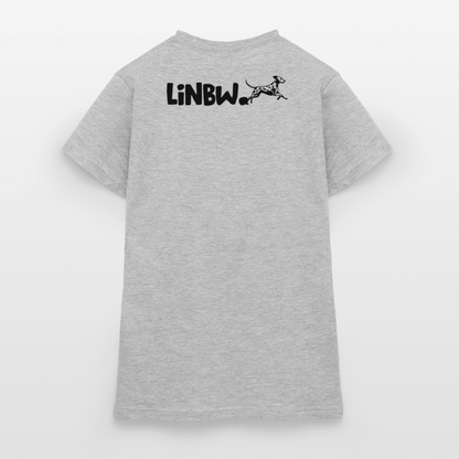 Life is not just black and white T-Shirt Black Edition - Grau meliert
