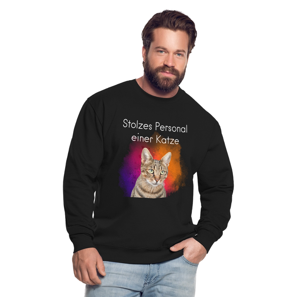 Pedro's Classic Pullover Stolzes Personal einer Katze White Edition - LiNBW.