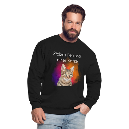 Pedro's Classic Pullover Stolzes Personal einer Katze White Edition - LiNBW.