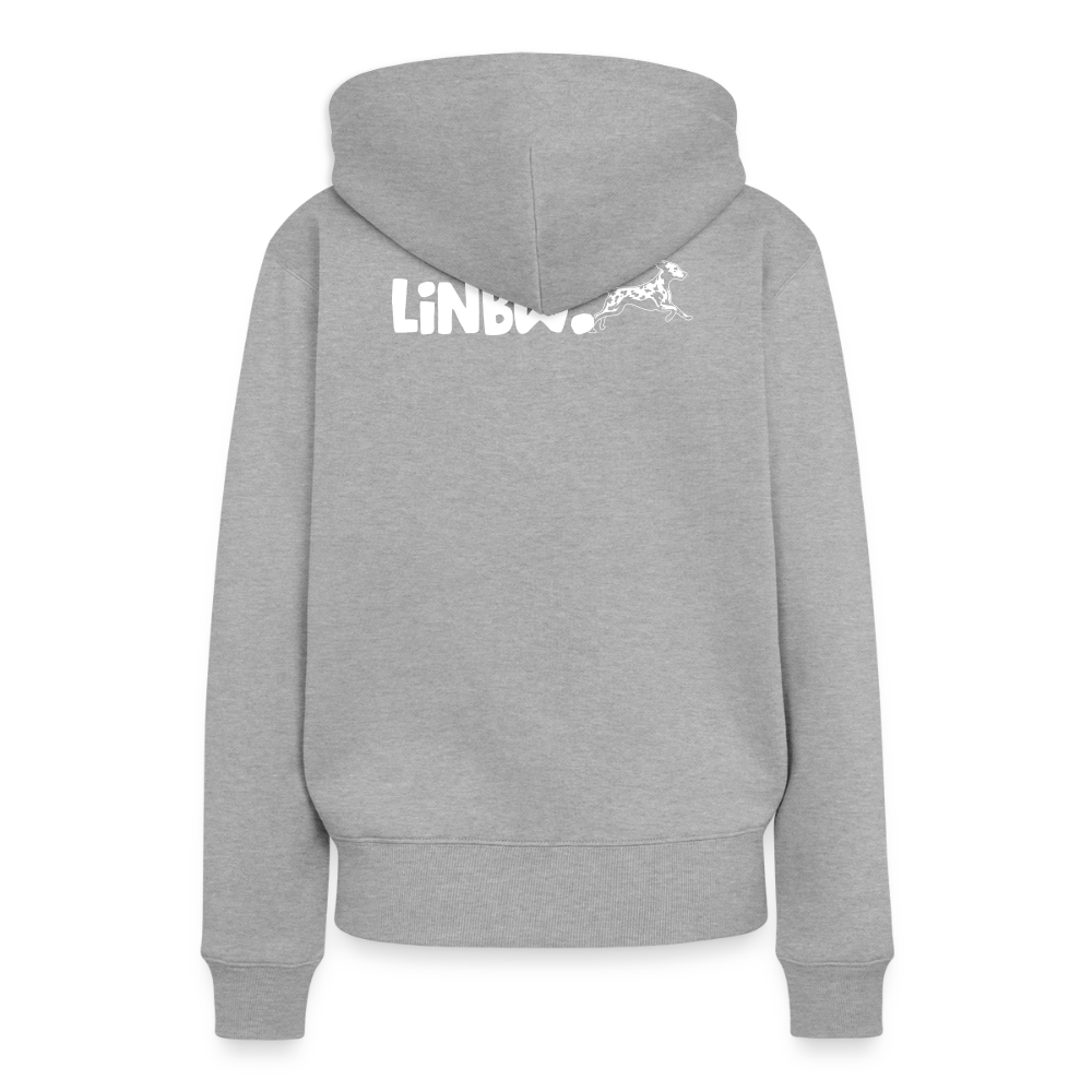 Life is not just black and white Hoodie White Edition - Grau meliert