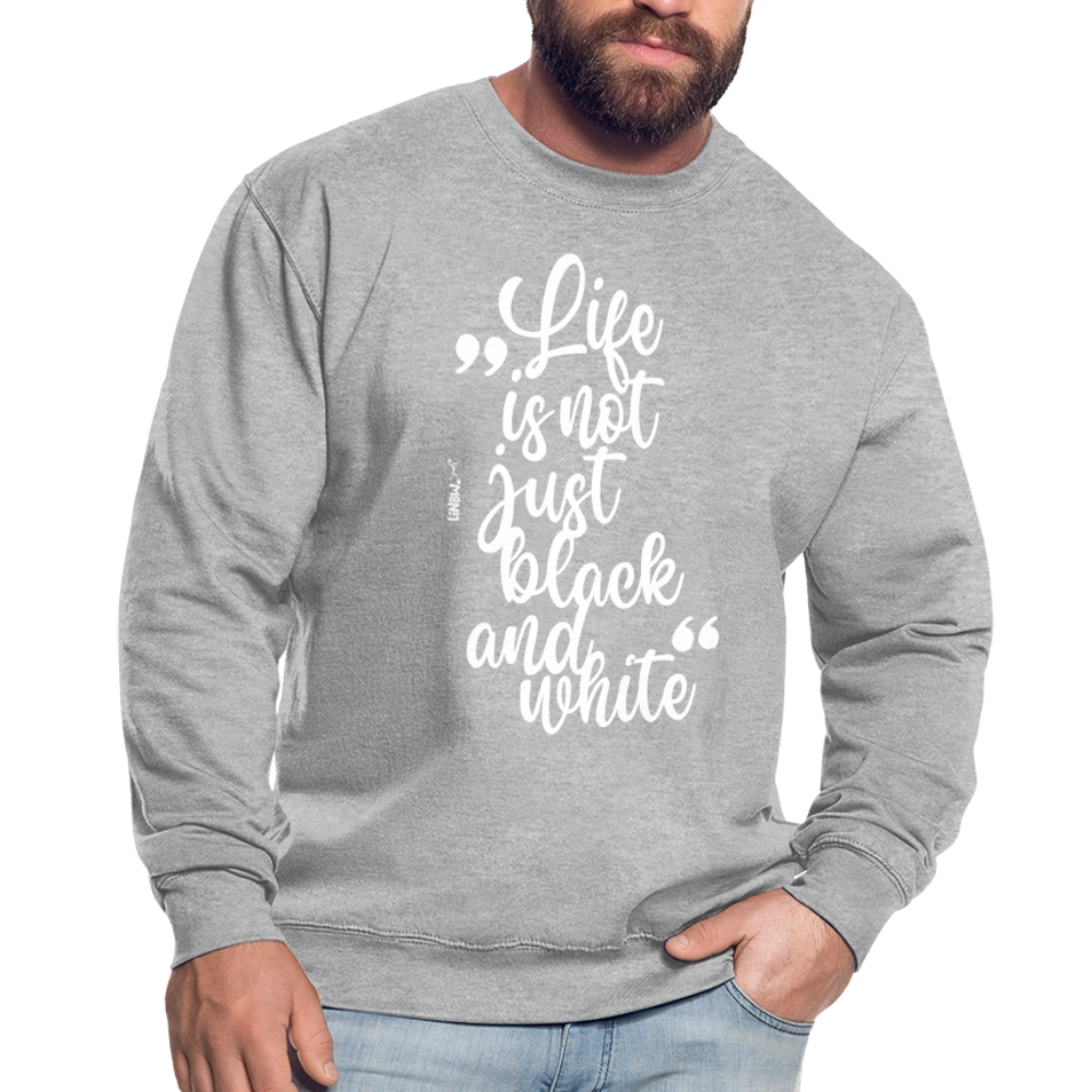 Life is not just black and white Classic Pullover White Edition - LiNBW.