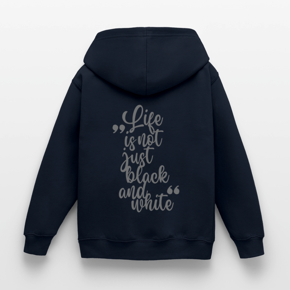 LiNBW. Crew Hoodie Life is not just black and white Edition Grey - LiNBW.