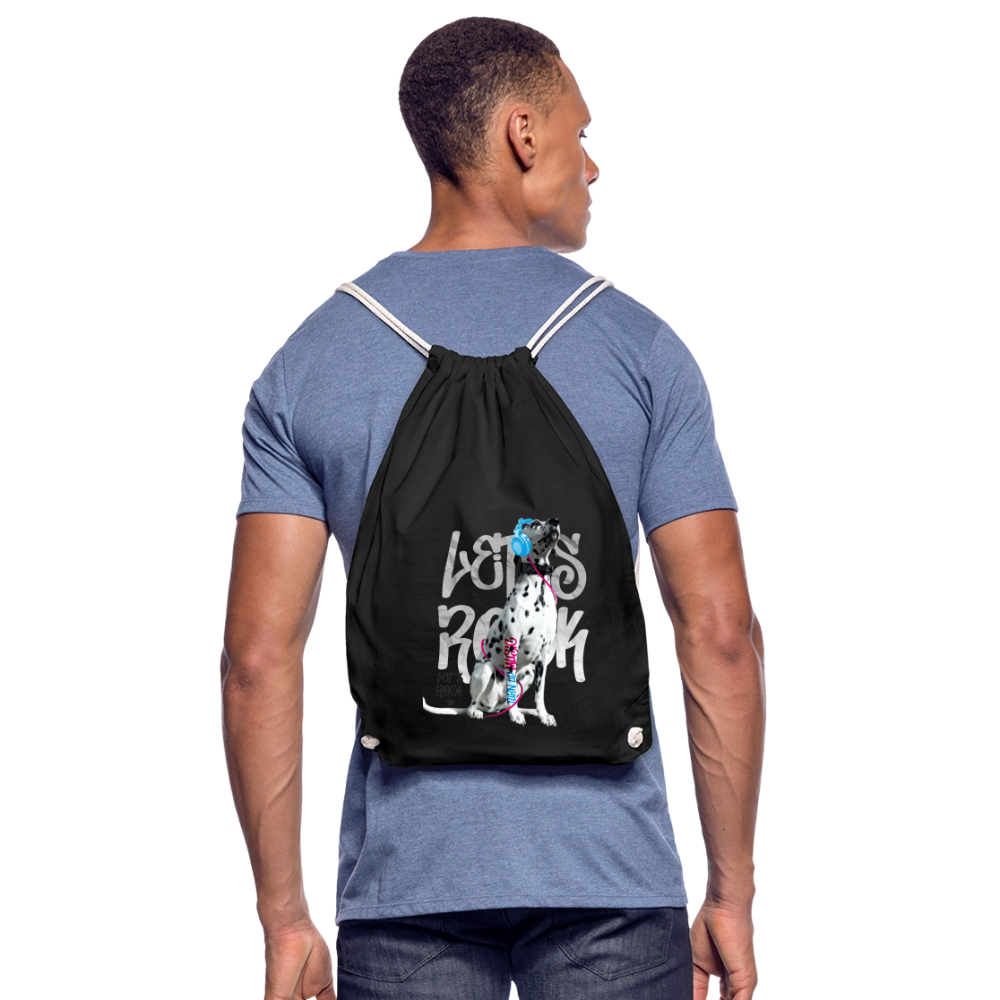 Boa´s Turnbeutel Let´s Rock - Schwarz