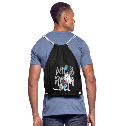 Boa´s Turnbeutel Let´s Rock - Schwarz