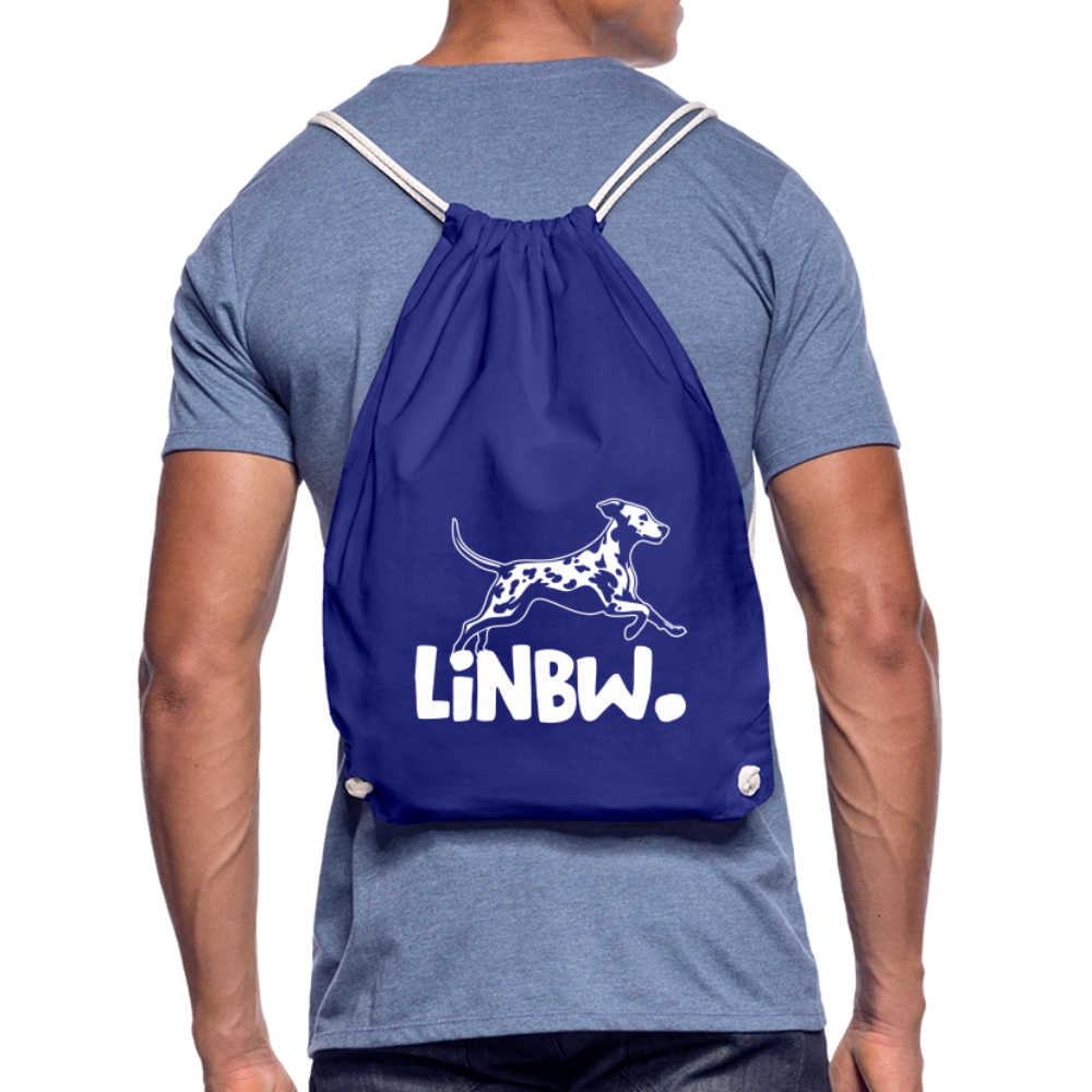 LiNBW. Turnbeutel White Edition - Königsblau