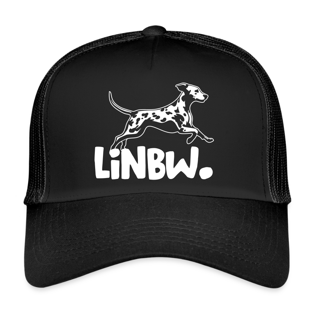 LiNBW. Trucker Cap White Edition - Schwarz/Schwarz