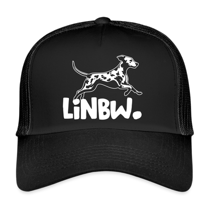 LiNBW. Trucker Cap White Edition - Schwarz/Schwarz