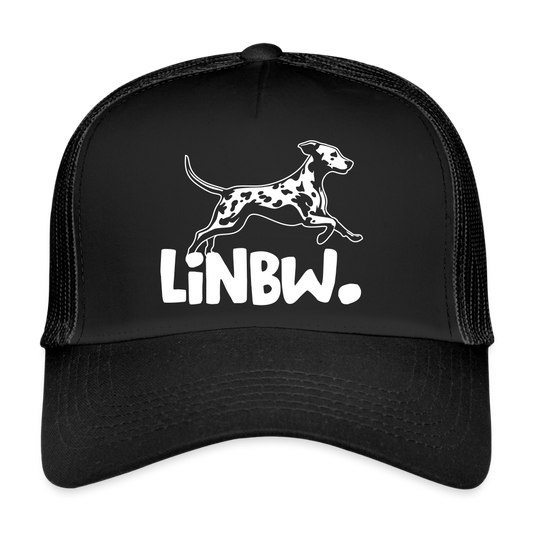LiNBW. Trucker Cap White Edition - Schwarz/Schwarz