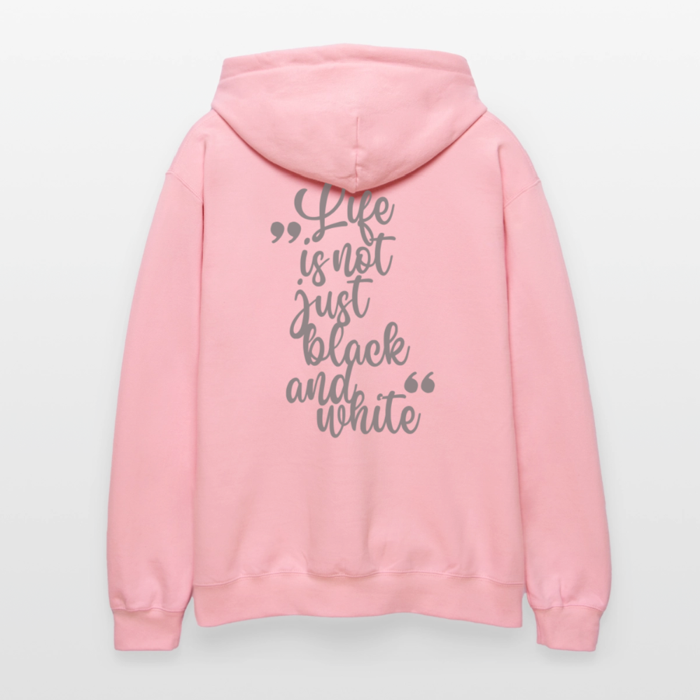 LiNBW. Crew Hoodie Grey Edition Life is not just black and white - Hellrosa