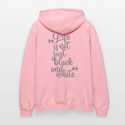 LiNBW. Crew Hoodie Grey Edition Life is not just black and white - Hellrosa