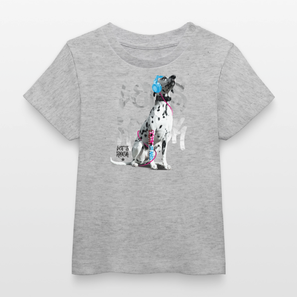 Boa's T-Shirt Let's Rock - Grau meliert