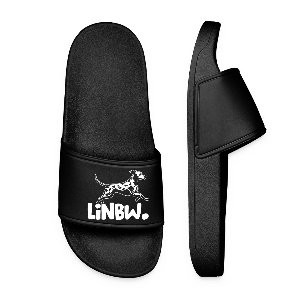LiNBW. Badelatschen für Frauen White Edition - Schwarz