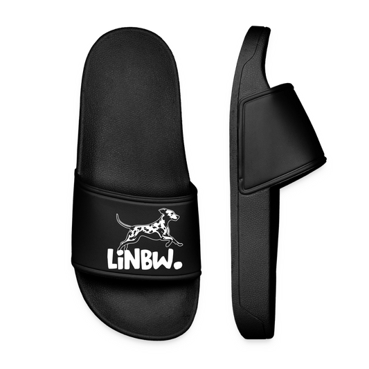 LiNBW. Badelatschen für Frauen White Edition - Schwarz