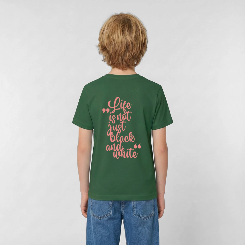 LiNBW. Crew T-Shirt Pink Edition Life is not just black and white - LiNBW.