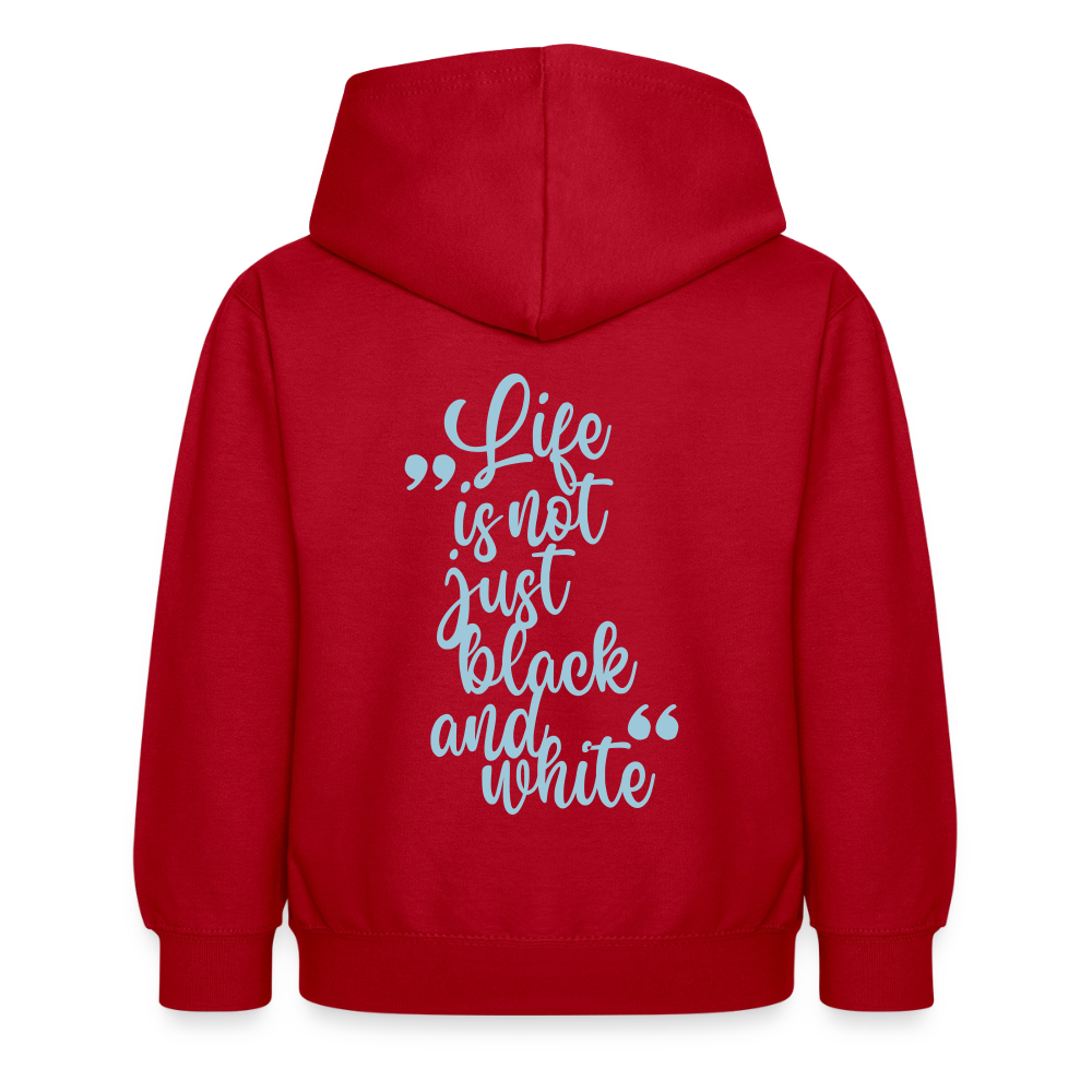 LiNBW. Crew Hoodie Life is not just black and white Edition Blue - LiNBW.