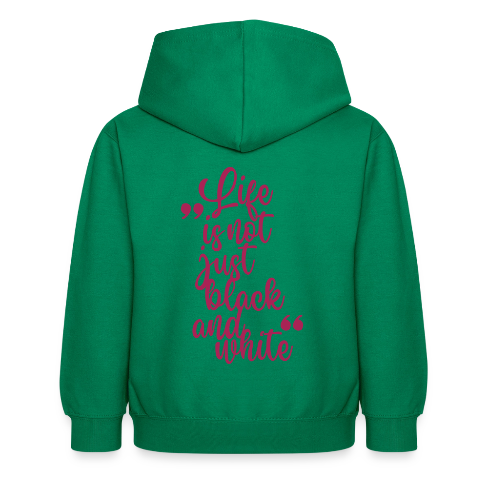 LiNBW. Crew Hoodie Life is not just black and white Edition Pink - LiNBW.