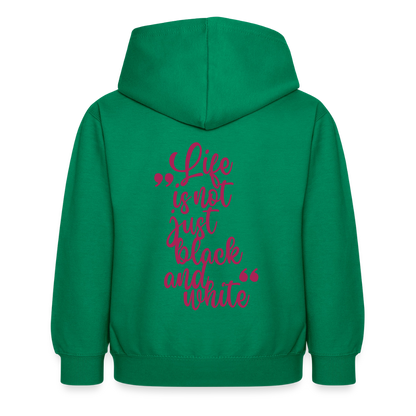 LiNBW. Crew Hoodie Life is not just black and white Edition Pink - LiNBW.