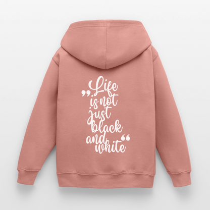 LiNBW. Crew Hoodie Life is not just black and white Edition White - LiNBW.