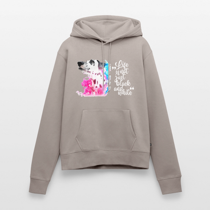 Boa's Hoodie Splash Life is not just black and white Edition White - LiNBW.