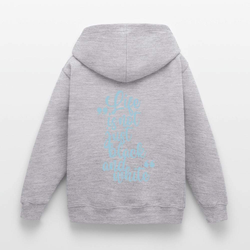LiNBW. Crew Hoodie Life is not just black and white Edition Blue - LiNBW.
