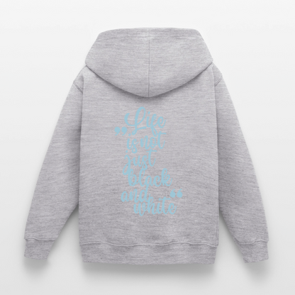 LiNBW. Crew Hoodie Life is not just black and white Edition Blue - LiNBW.