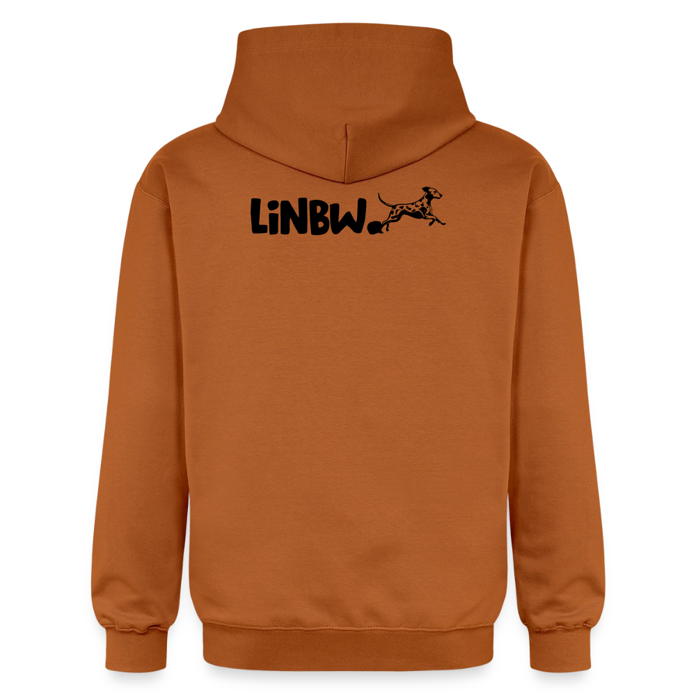 Life is not just black and white Hoodie Black Edition - Athletic Orange