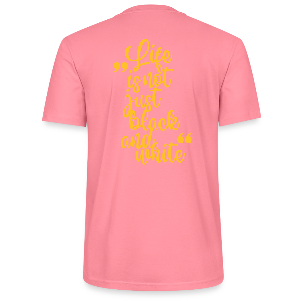LiNBW. Unisex T-Shirt Premium Crew Yellow Edition Life is not just black and white - LiNBW.