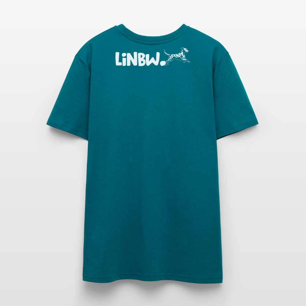 Life is not just black and white – Bio-Baumwollshirt - Ozeanblau