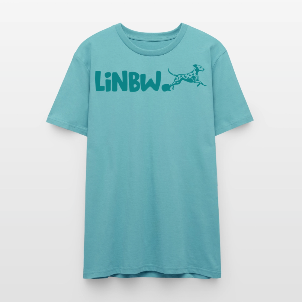 LiNBW. Unisex T-Shirt Premium Crew Blue Edition Life is not just black and white - LiNBW.