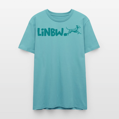 LiNBW. Unisex T-Shirt Premium Crew Blue Edition Life is not just black and white - LiNBW.