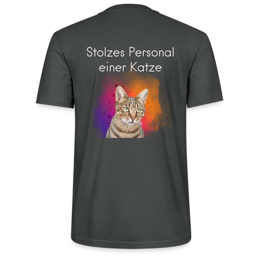 Pedro's Unisex T-Shirt Premium CAT DAD White Edition Stolzes Personal einer Katze - LiNBW.