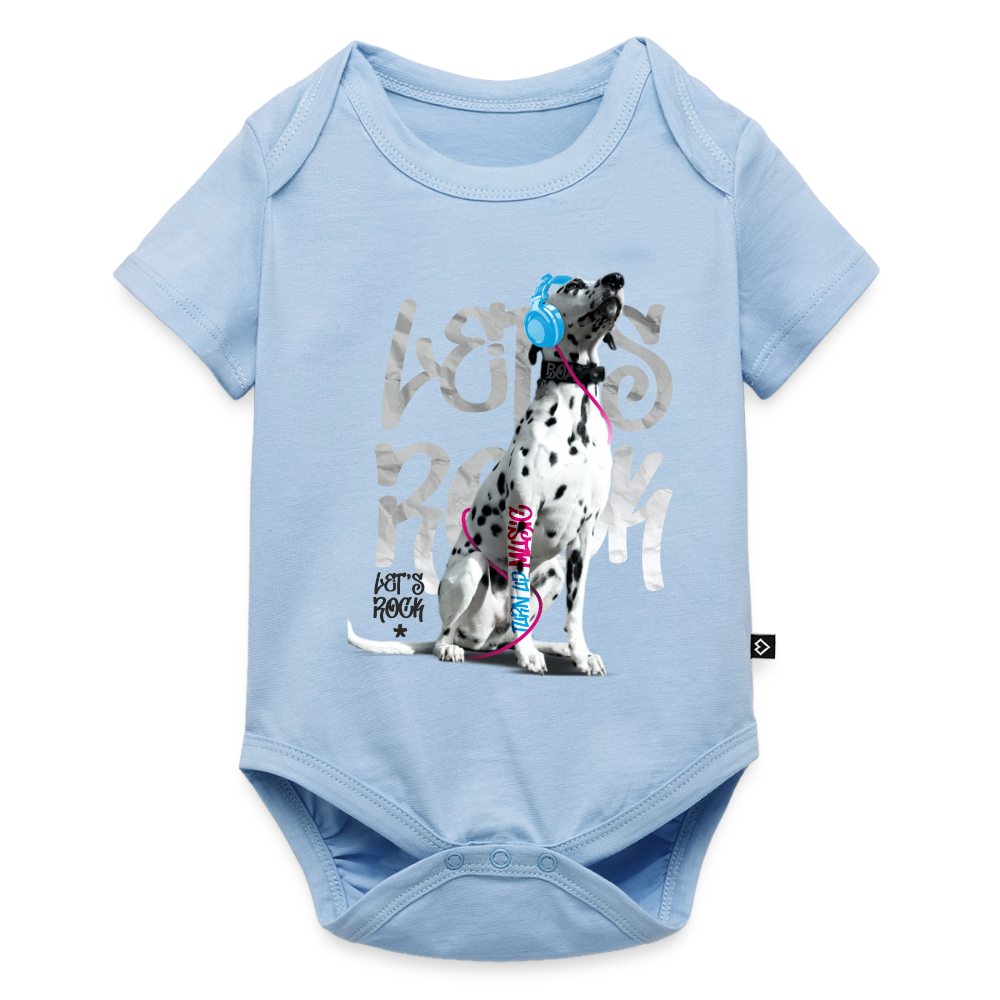 Boa´s Kurzarm-Body Let´s Rock - Hellblau