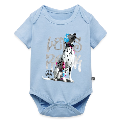 Boa´s Kurzarm-Body Let´s Rock - Hellblau