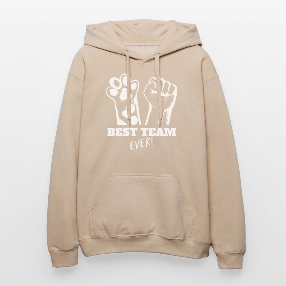 Best Team Ever Hoodie White Edition - Sand