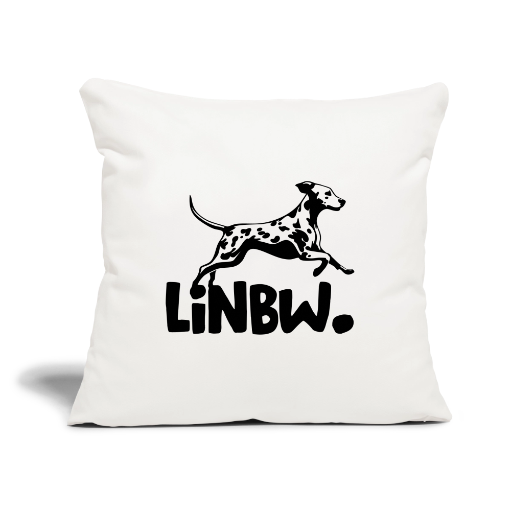 LiNBW. Kissen Black Edition - Naturweiß 