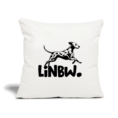 LiNBW. Kissen Black Edition - Naturweiß 